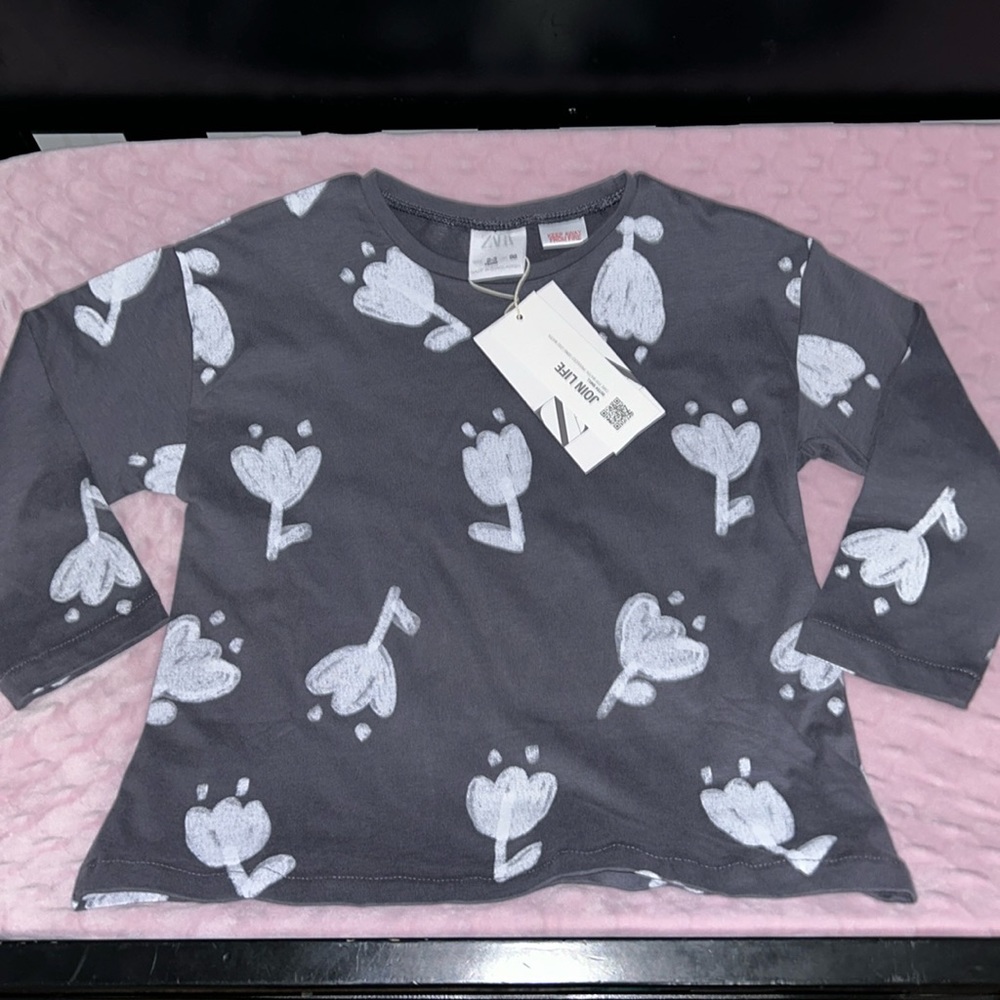 Zara Long Sleeve Toddler Shirt